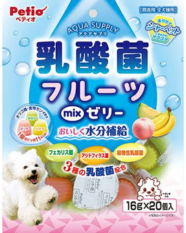PETIO Aqua Supply Probiotic Jelly Fruit Mix Flavor