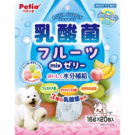 PETIO Aqua Supply Probiotic Jelly Fruit Mix Flavor