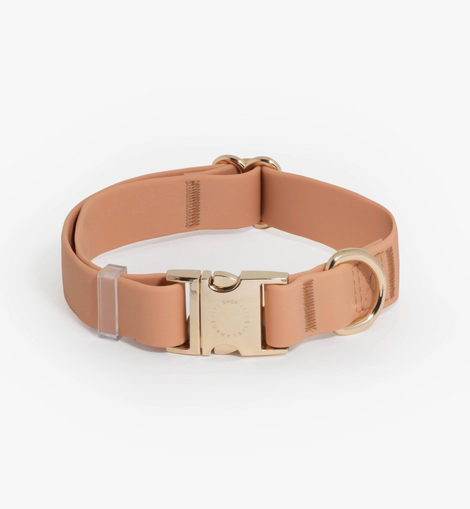 Chai Brown Waterproof Dog Collar