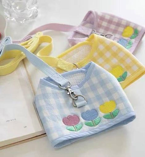 Tulip Plaid Harness Set