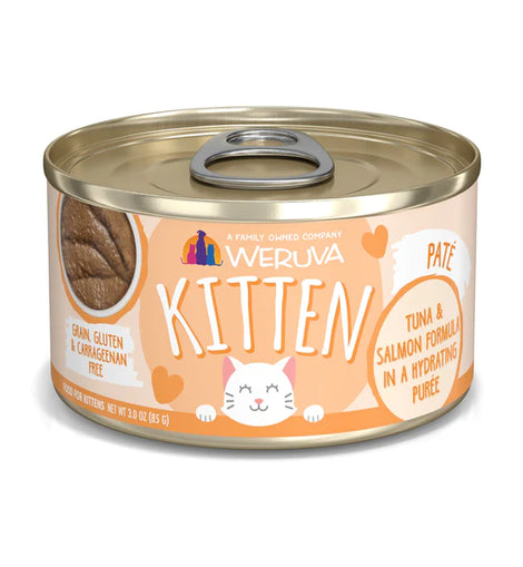 WERUVA Kitten Tuna & Salmon in a Hydrating Purée