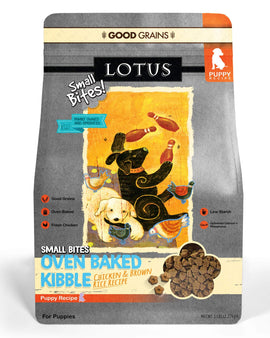 Lotus Oven-Baked Chicken Small Bites Recipe Puppy Dry Dog Food, 5-lb bag