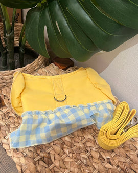 Plaid Dress Harness Set