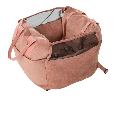 PEHOM Puff Guard Dog Car Seat Carrier - Pink