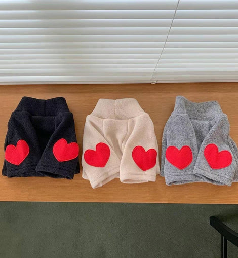 Heart Thin Fleece Sweatshirt